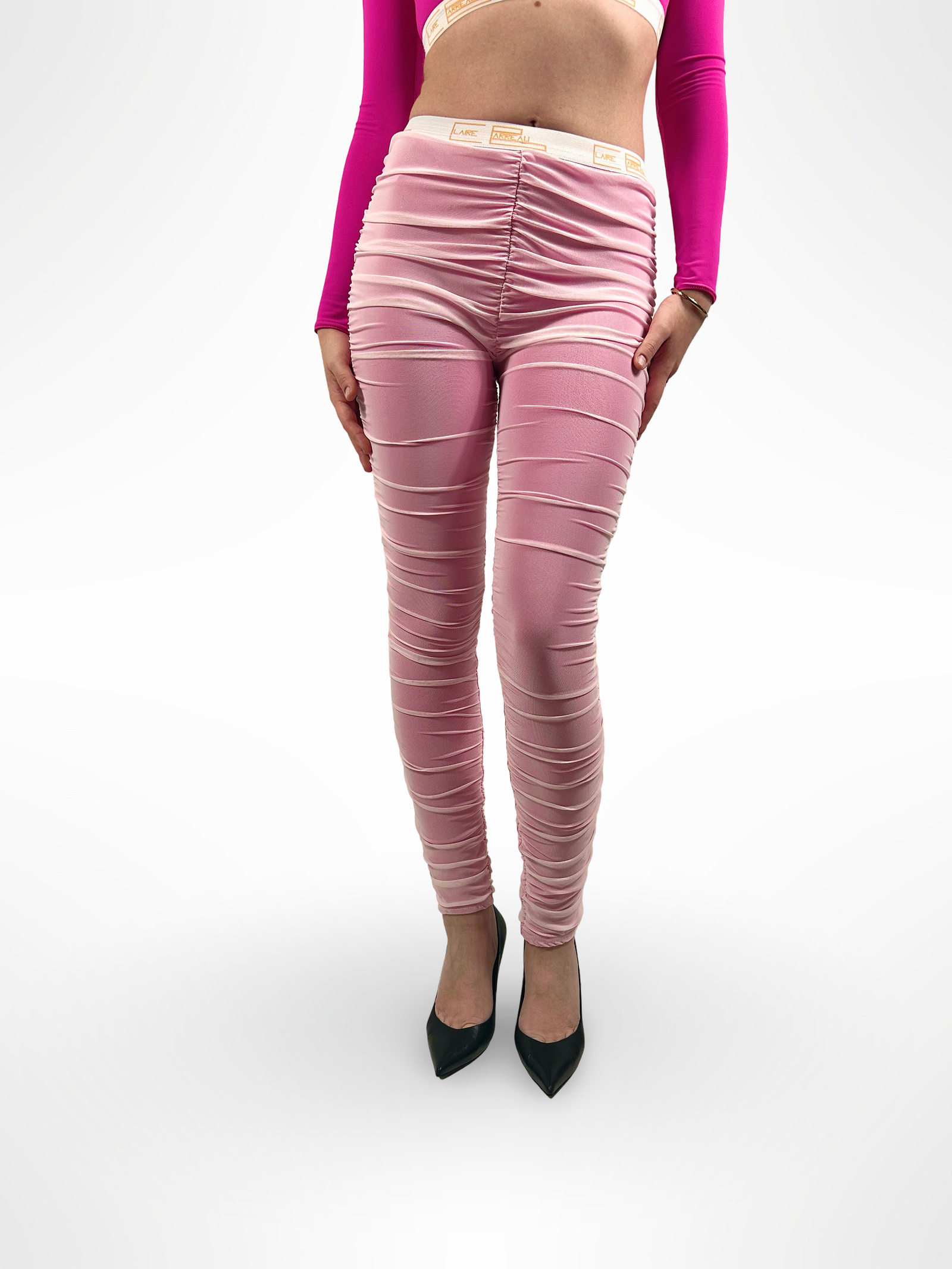 legging froncé